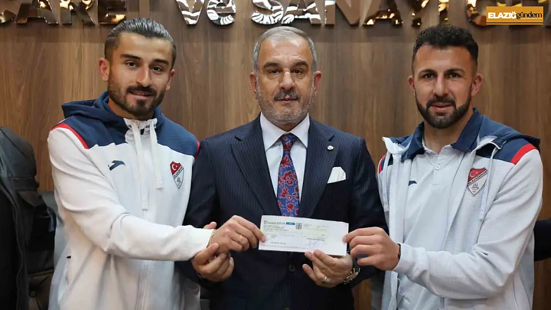 Elazığ TSO'dan Elazığspor'a 10 milyon liralık çek