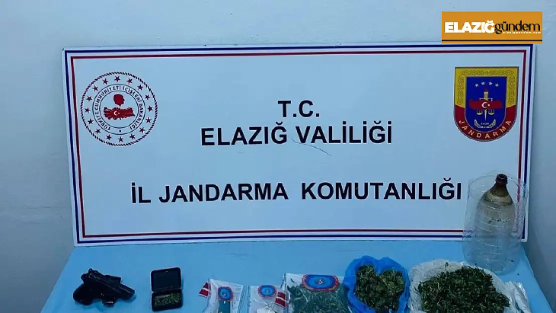 Elazığ uyuşturucuyla mücadele: 1 gözaltı