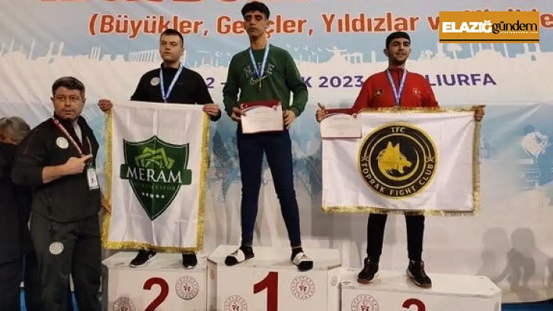 Elazığlı sporculardan 2 altın, 1 bronz madalya