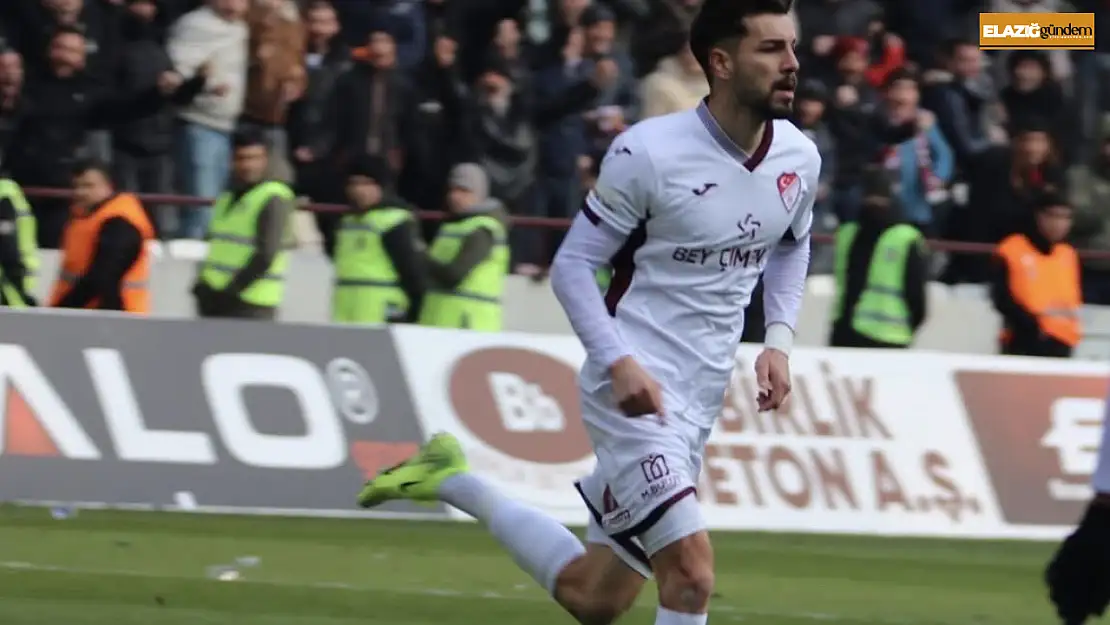 Elazığspor'da Vanspor FK maçının kahramanı Alpay Koldaş