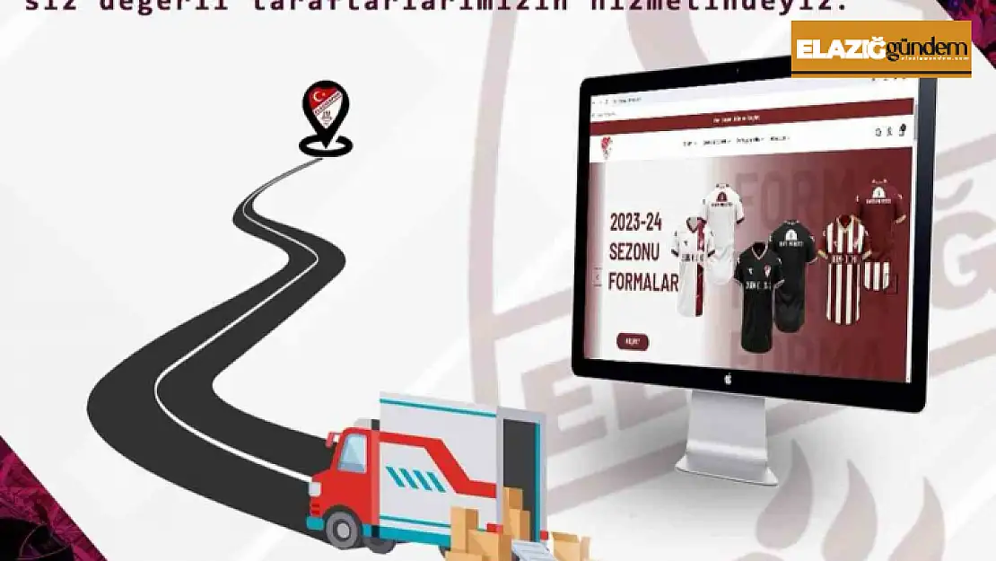 Elazığspor Store online satışlara başladı