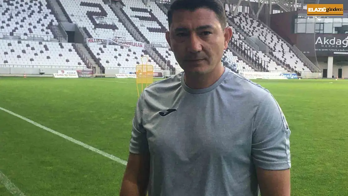 Elazığspor Teknik Direktörü Fırat Gül: 'Şehrin beklentisinin farkındayız'