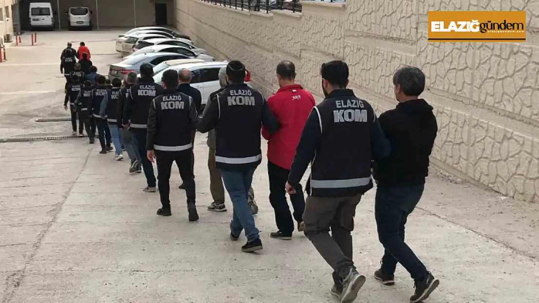 FETÖ'ye Elazığ merkezli 8 ilde 'Kıskaç' operasyonu: 23 gözaltı