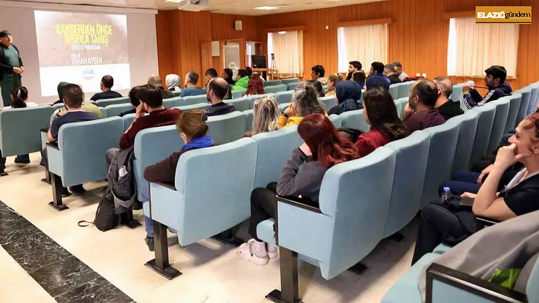 Fırat Üniversitesi'nde 'Kanserden Önce Sporla Tanış' etkinliği