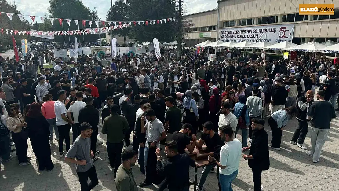 FÜ'de '50. Yıl Bilim ve Öğrenci Festivali'  sona erdi