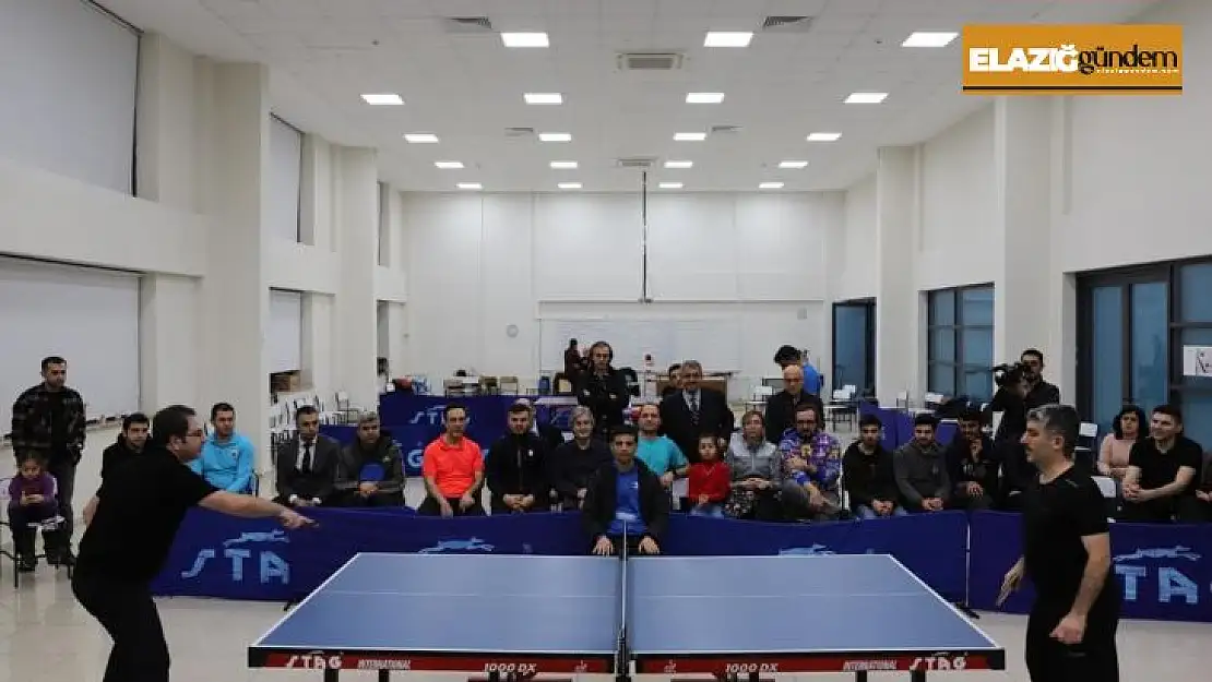 FÜ'de personel arası masa tenisi turnuvası sona erdi