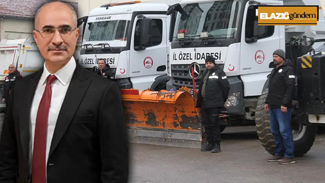 Genel Sekreter Ali Şiş: 116 personel 91 araç ile karla mücadele için hazır bekliyor