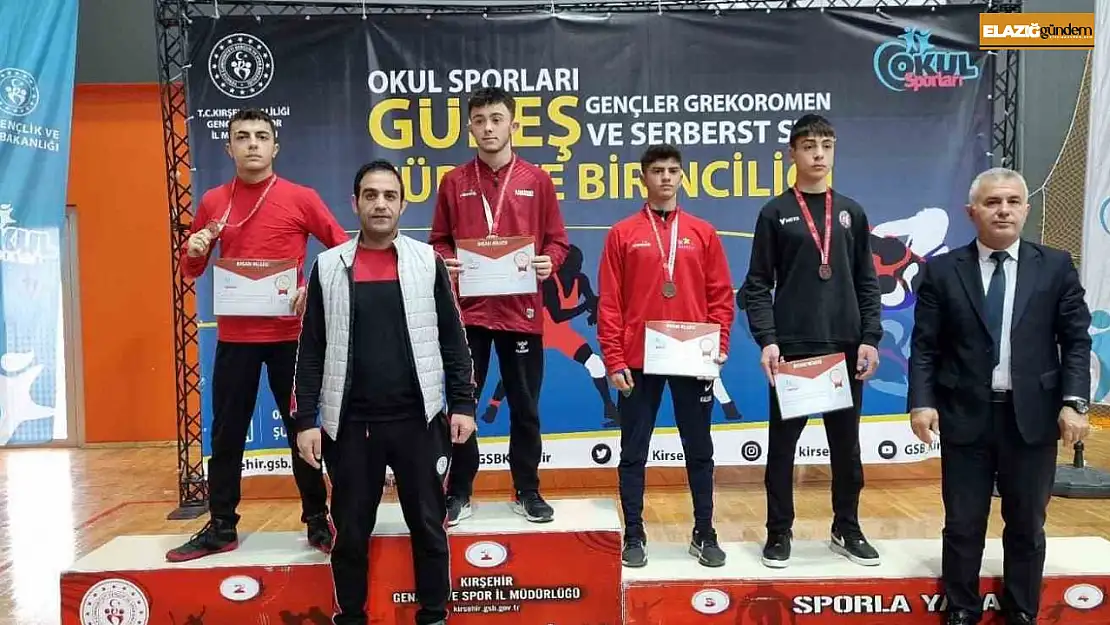 Güreşte Elazığlı sporculardan önemli başarı