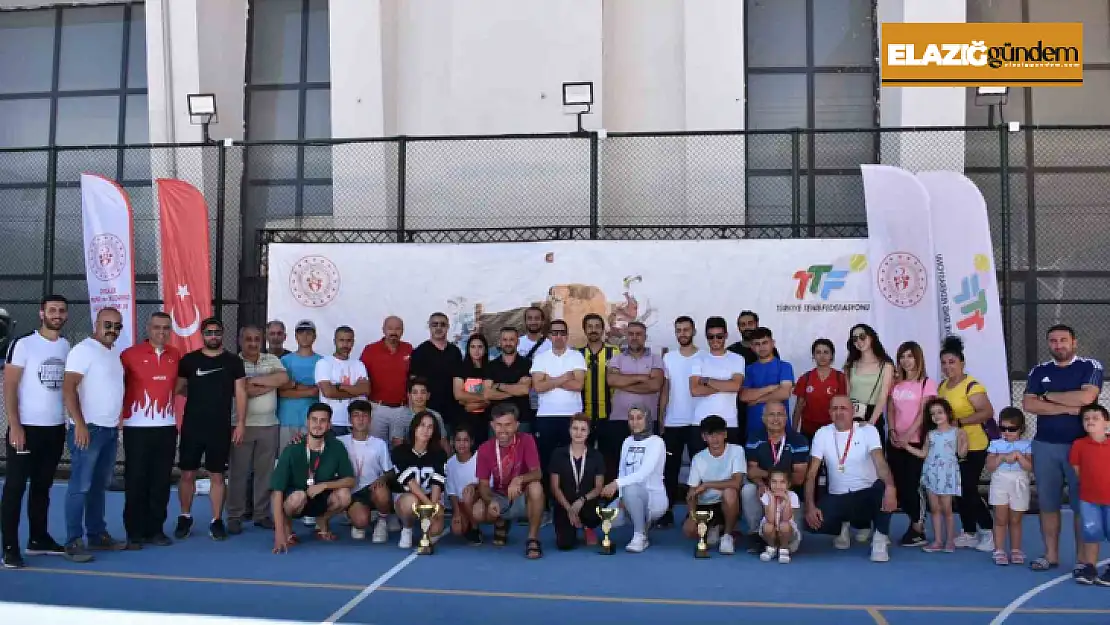 Harput Cup Tenis Turnuvası sona erdi