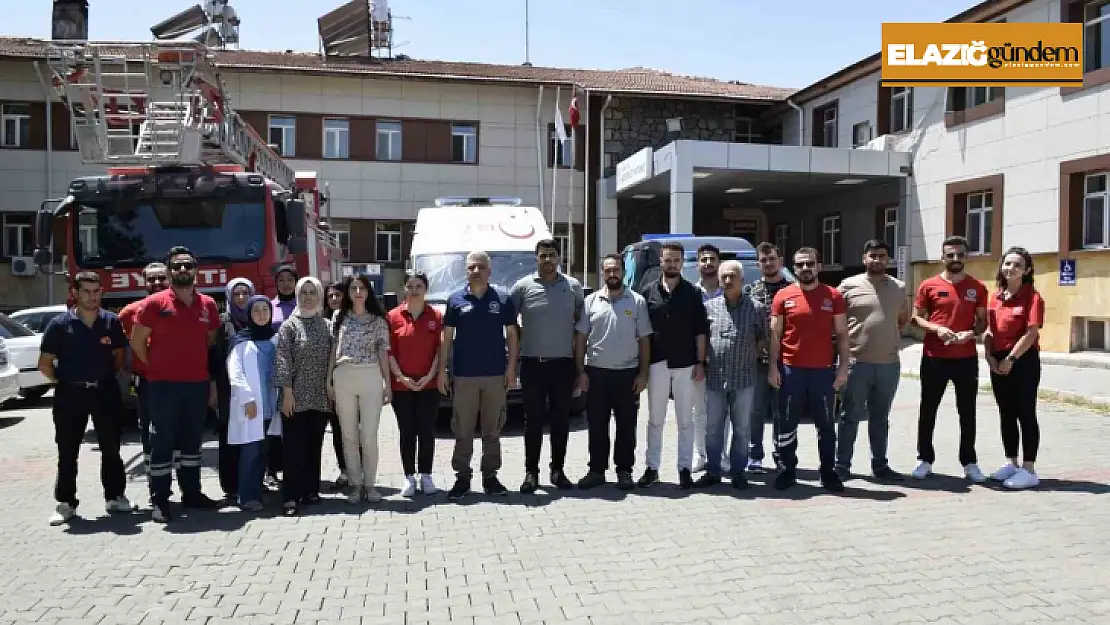Hastanedeki tatbikat gerçeği aratmadı