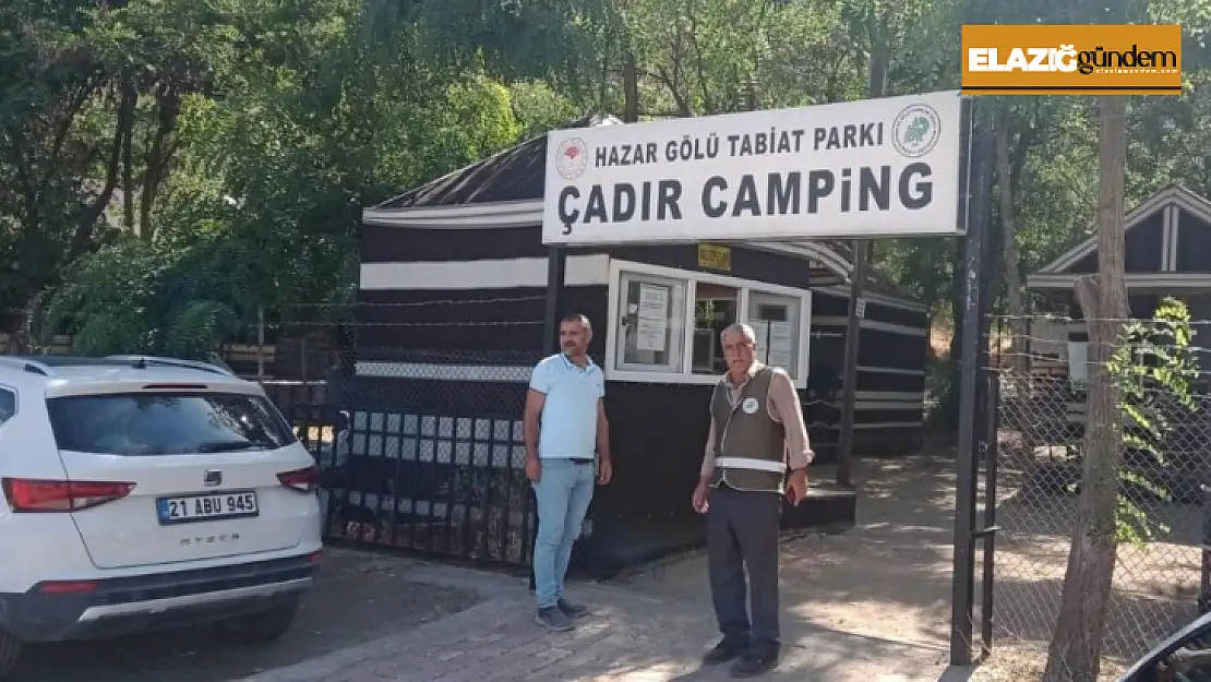 Hazar Gölü Tabiat Parkında kontrol ve denetim