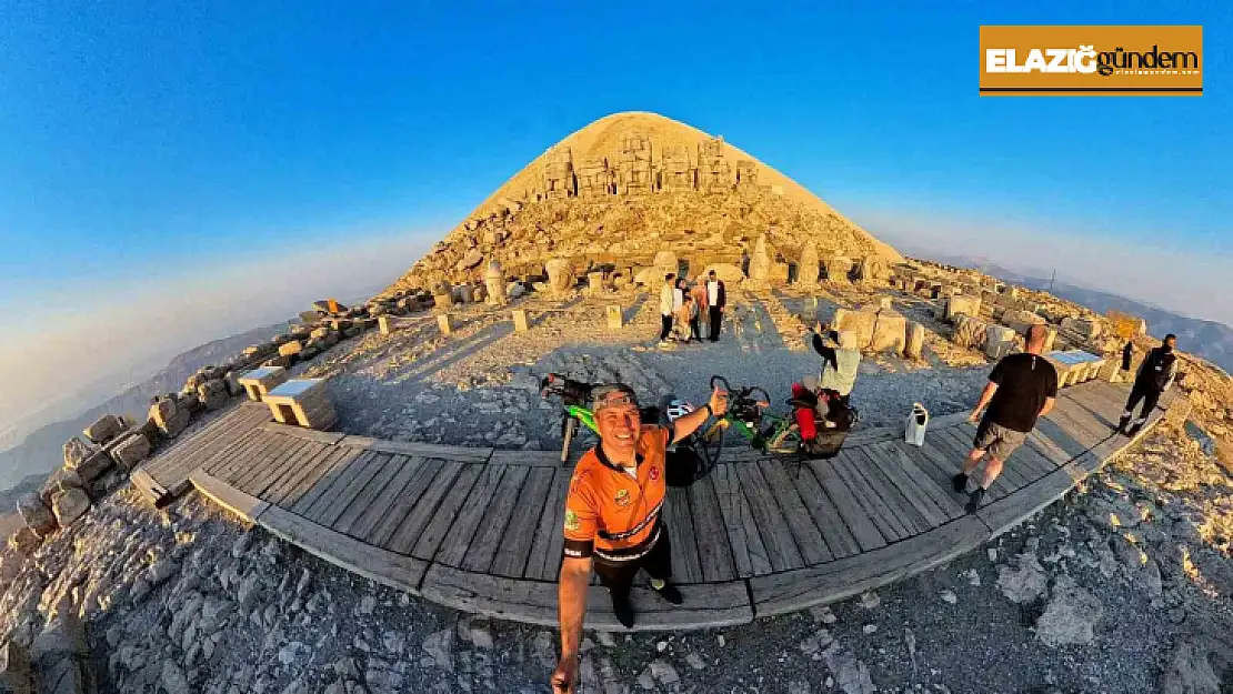 İki öğretmen bisikletle 5 günde 450 kilometre yol yaptı: Nemrut ve Göbeklitepe'ye bisiklet ile ulaştı