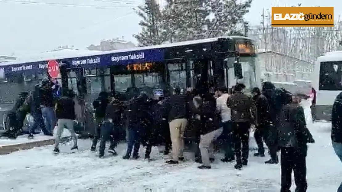 Kar yağdı, sürücüler zor anlar yaşadı