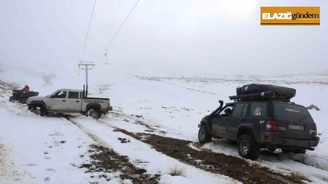 Kar yağmayan Hazarbaba Dağı, Off Road tutkunlarının durağı oldu