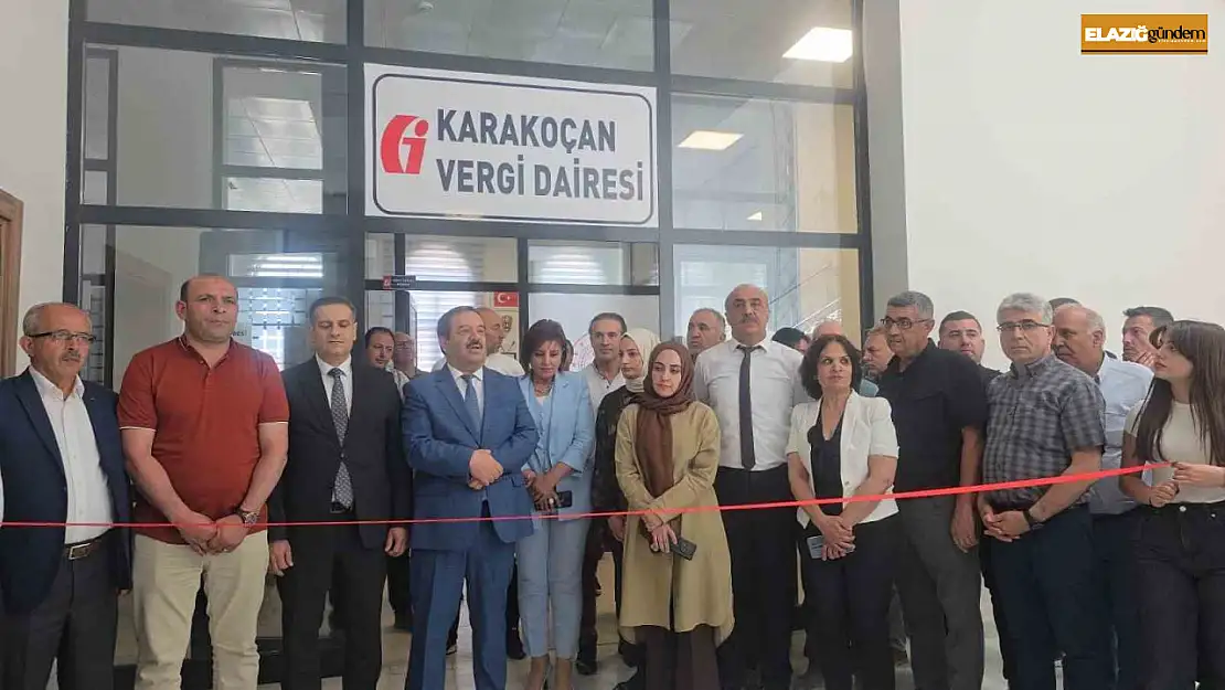 Karakoçan'da Vergi Dairesi açılışı yapıldı