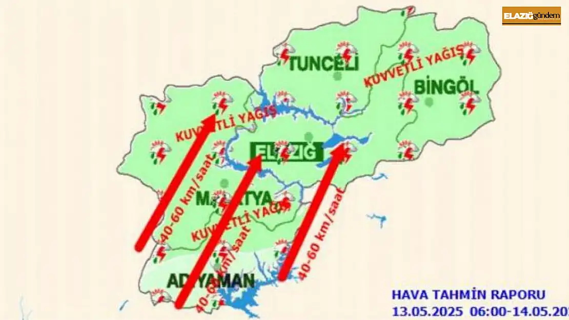 Meteorolojiden 5 il için 'kuvvetli yağış' uyarısı