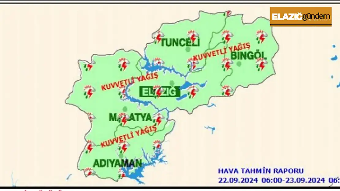 Meteorolojiden kuvvetli yağış uyarısı