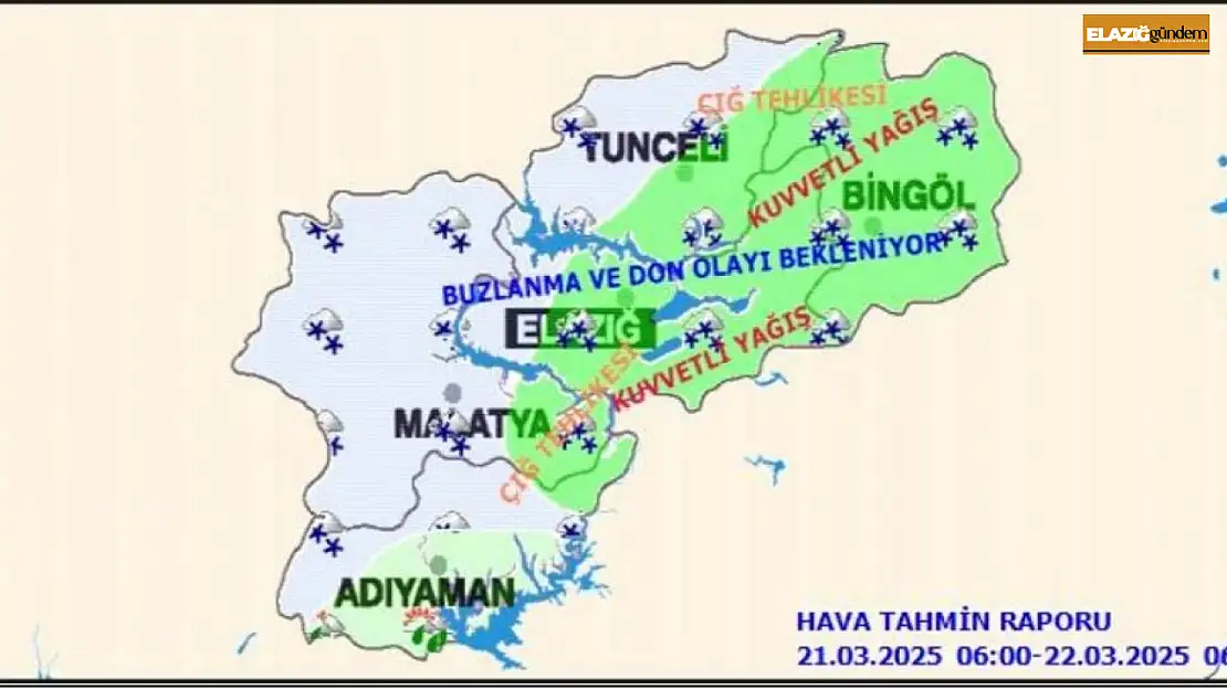 Meteorolojinin 5 il için 'kuvvetli yağış' ve 'zirai don' uyası sürüyor