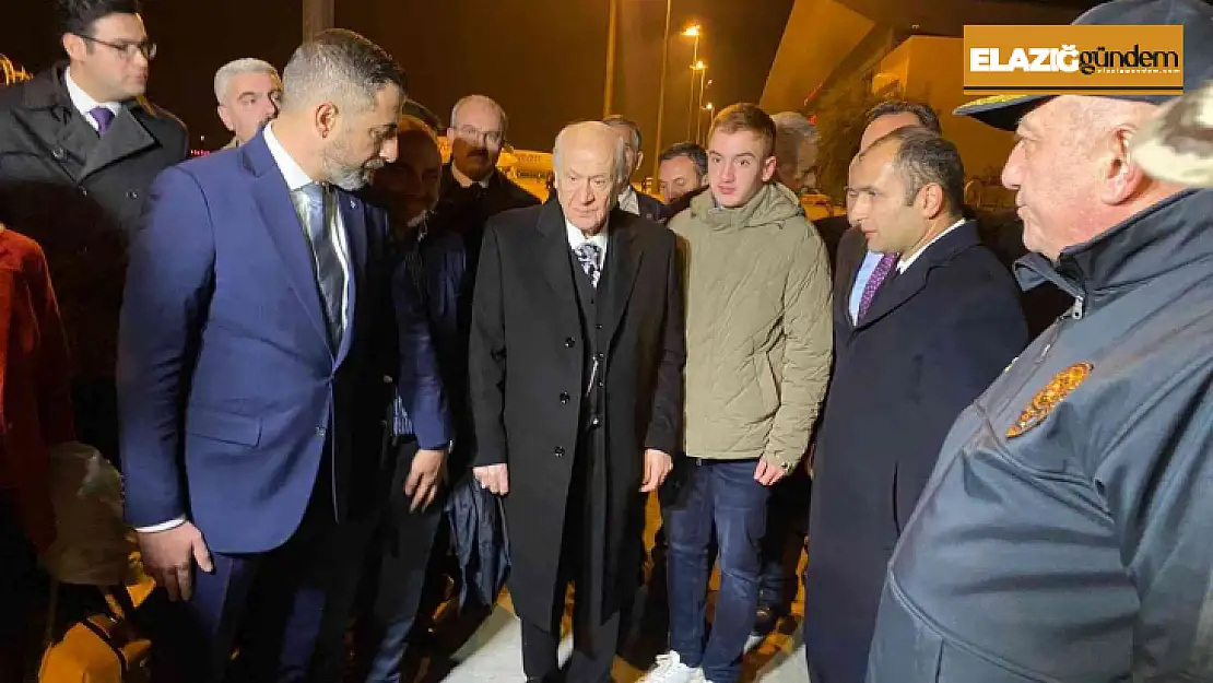 MHP Genel Başkanı Devlet Bahçeli Elazığ'da