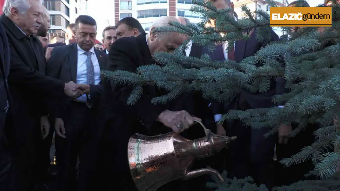 MHP Lideri Devlet Bahçeli, adının verildiği hatıra ormanına fidan dikti