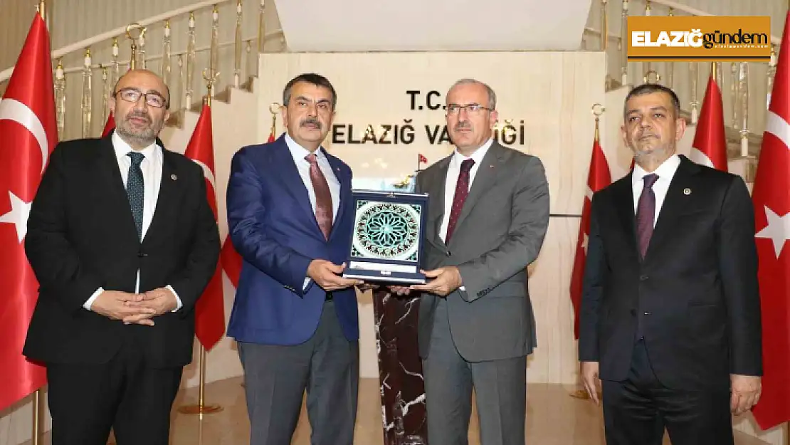 Milli Eğitim Bakanı Tekin Elazığ'da