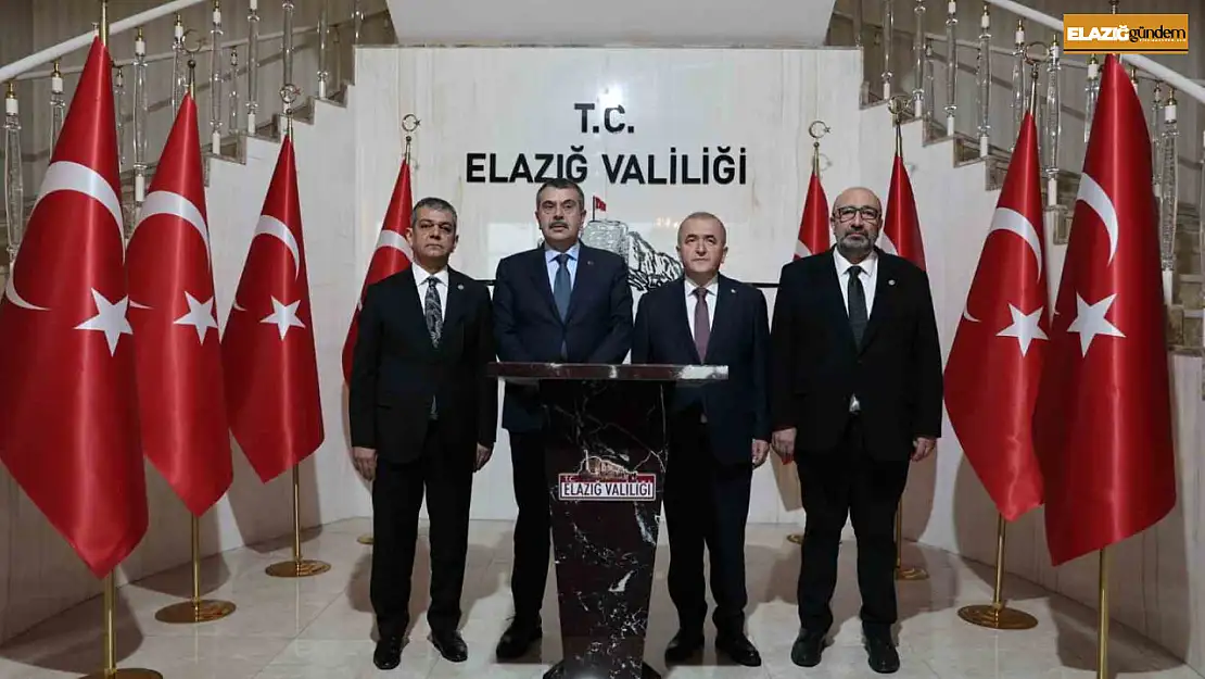 Milli Eğitim Bakanı Tekin Elazığ'da