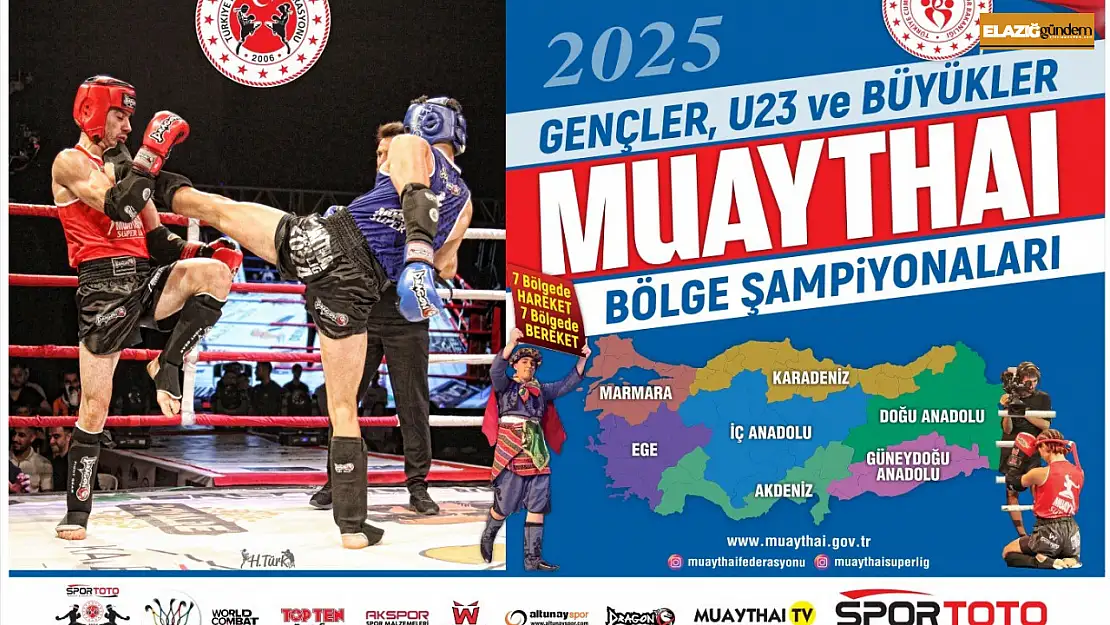 Muaythai şampiyonası Elazığ'da başladı