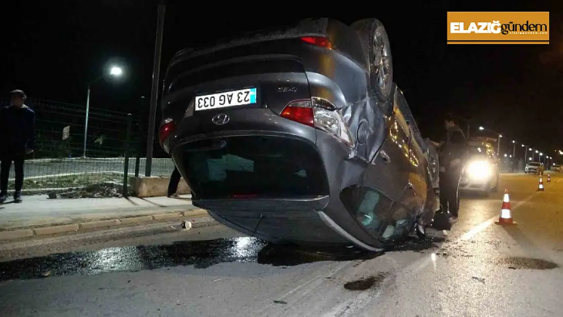 Otomobil takla attı, emniyet kemeri takan sürücünün burnu bile kanamadı