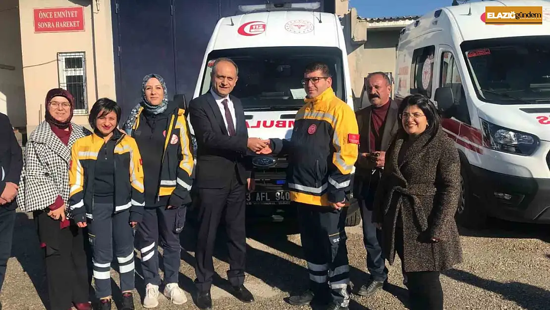 Sağlık Bakanlığından Elazığ'a tam donanımlı 6 ambulans