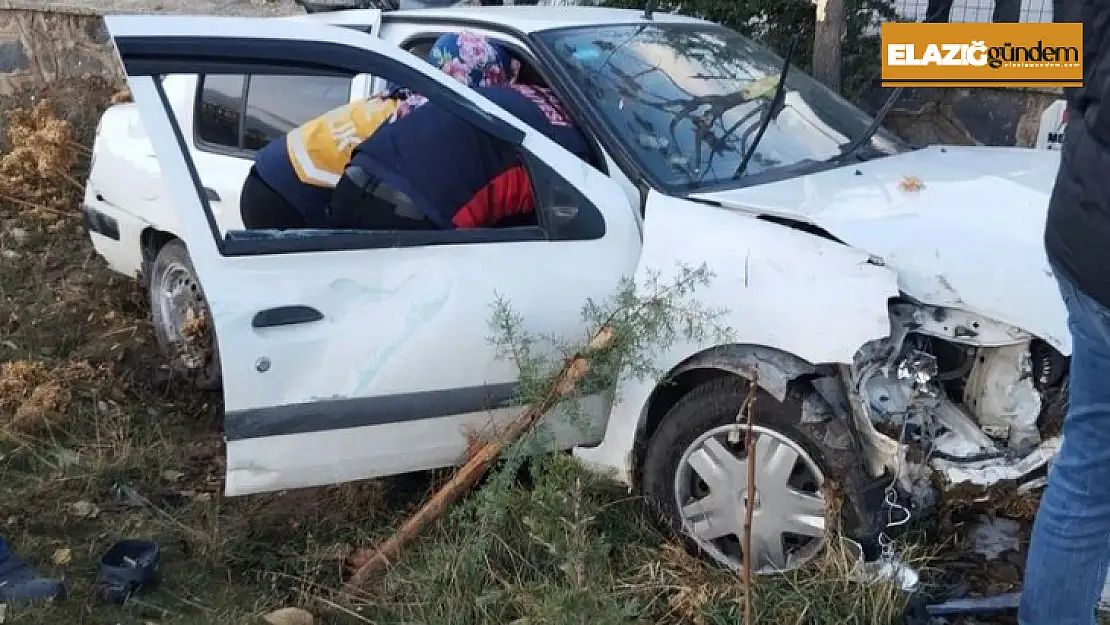 Sanayide çırak, izinsiz aldığı komşusunun aracıyla kaza yaptı: 1 yaralı