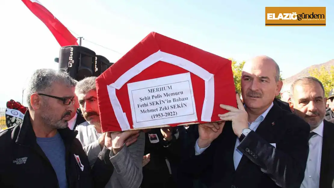 Şehit Fethi Sekin'in babası son yolculuğuna uğurlandı