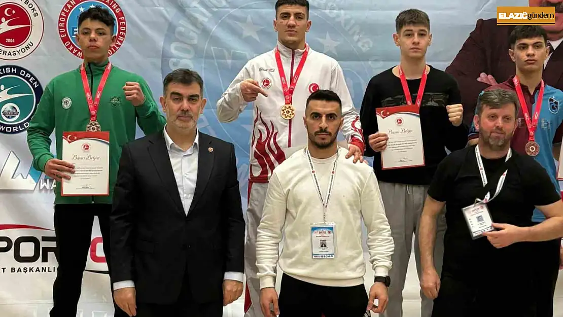 Türkiye Kick Boks Şampiyonasına Elazığ damgası