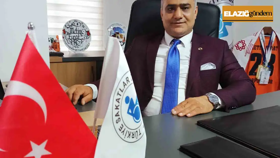 Türkiye Sakatlar Derneği Elazığ Şube Başkanı Fırat: ''Bakım yönetmenliği yeniden gözden geçirilmelidir''