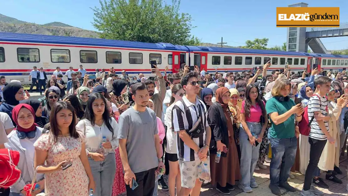 Üniversite öğrencileri için trenle Palu gezisi düzenlendi