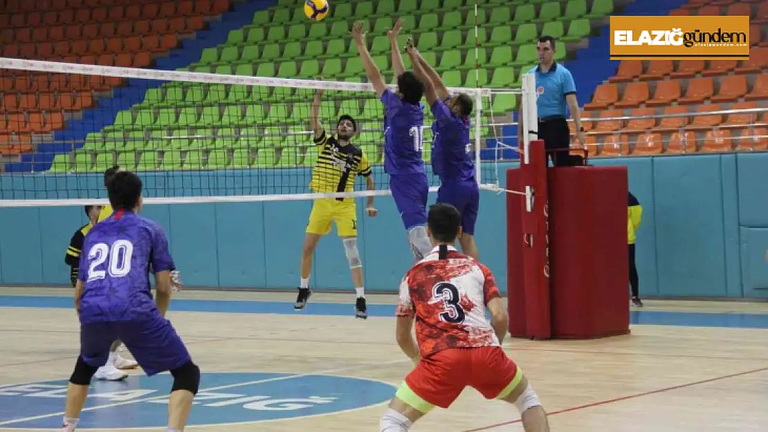 Üniversiteler Voleybol Erkekler 1. Lig Grup Birinciliği maçları Elazığ'da