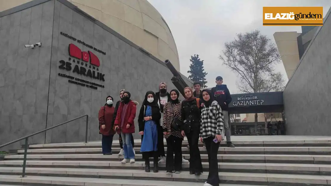 Yazıkonak'ta lise öğrencileri Gaziantep'i gezdi