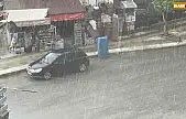 Elazığ'da dolu ve sağanak etkili oldu
