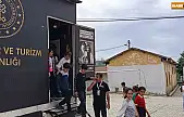 Gezen Sinema Tırı Baskil'de çocuklarla buluştu