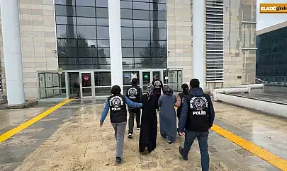 Elazığ'da 416 bin liralık ziynet eşyası çalan kadın şüpheliler yakalandı