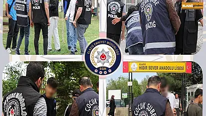 Elazığ'da 223 okul önü denetlendi