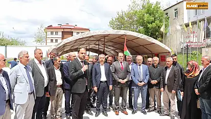 Elazığ'da Gazze yararına yardım kampanyası
