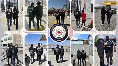 Elazığ'da kesinleşmiş hapis cezası bulunan 107 şahıs yakalandı