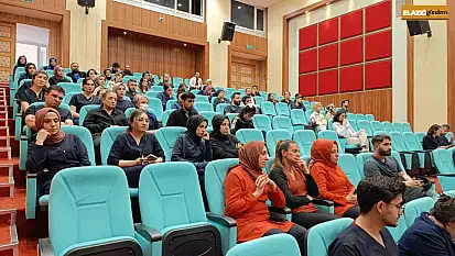 Elazığ'da sağlık çalışanlarına aşı ve transferleri hakkında bilgi verildi