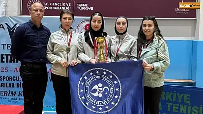 Elazığ masa tenisinde 1. Lige yükseldi