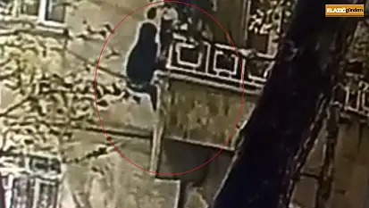 Güvenlik kameralarına aldırış etmedi ev sahibini uyurken hırsızlığa kalkıştı