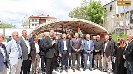 Elazığ'da Gazze yararına yardım kampanyası