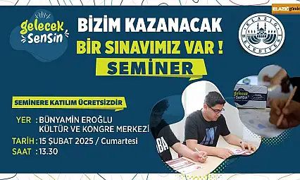 Elazığ'da öğrencilere yönelik ücretsiz seminer