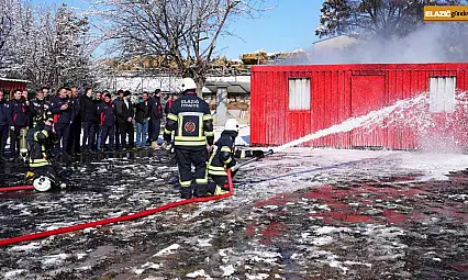 Elazığ'da Temel İtfaiye Eğitimi sona erdi