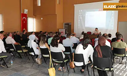 Elazığ'da yeni üretim planı ve desteklemeler üreticilere anlatıldı