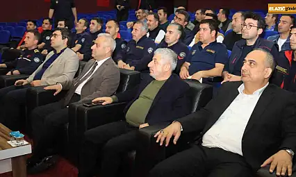 Elazığ itfaiyesi eğitimlerini sürdürüyor